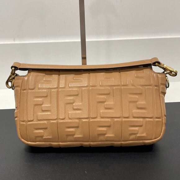 Fendi Baguette Tan Leather 2-way Bag (JB1240) - Picture 2 of 11